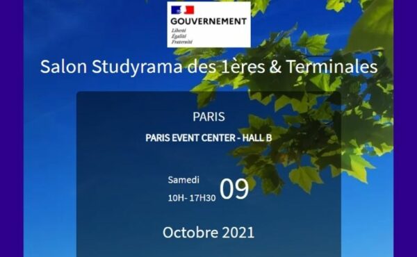 Salon Studyrama des 1ères et terminales 2021
