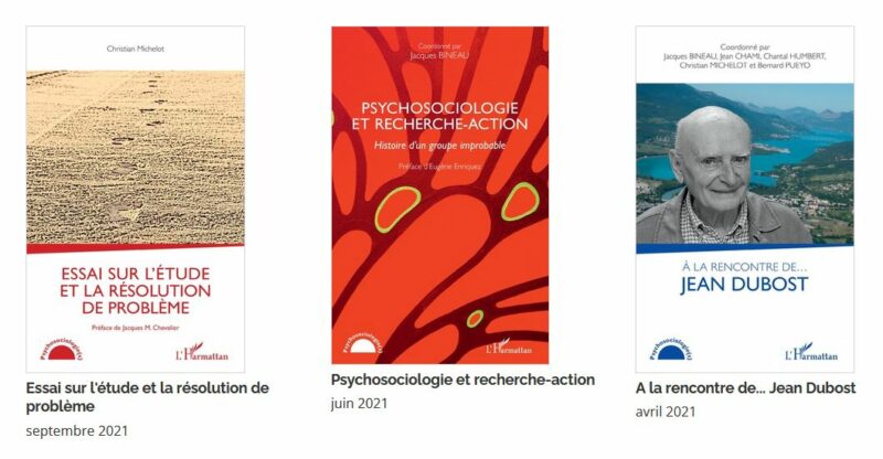 couverture des livres collections psychosociologie