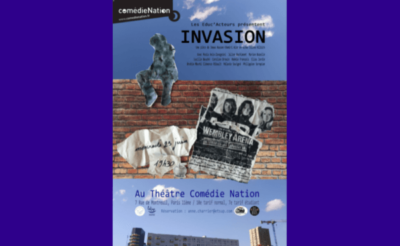 Affiche théâtre Invasion Educ'acteurs