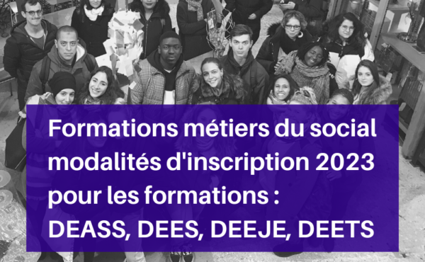 inscription en formation du travail social rentrée 2023