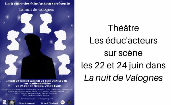 spectacle des Educ'acteurs 22 et 24 juin 2023
