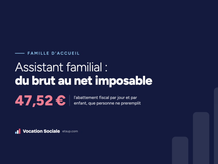 Salaire d&rsquo;un assistant familial : du brut au net imposable